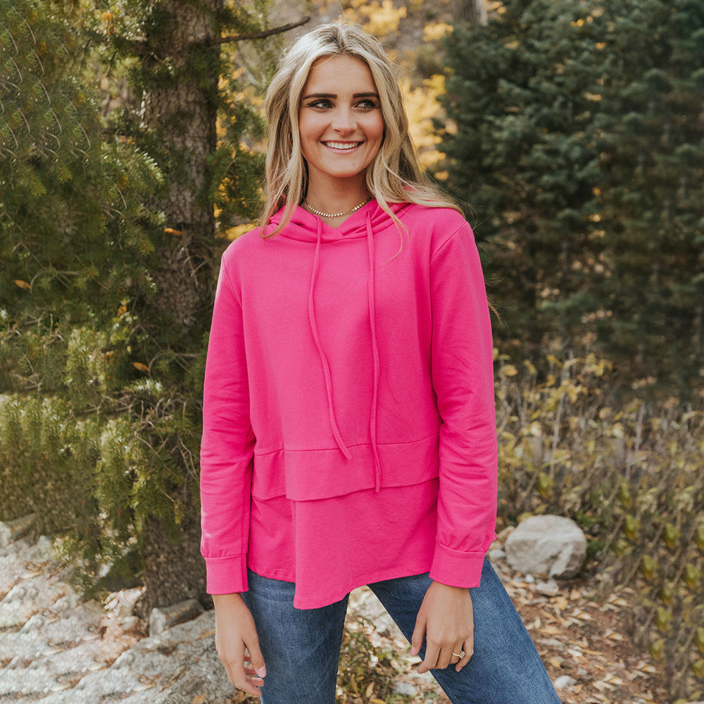 Aria Hoody (Pink) - The Casual Company