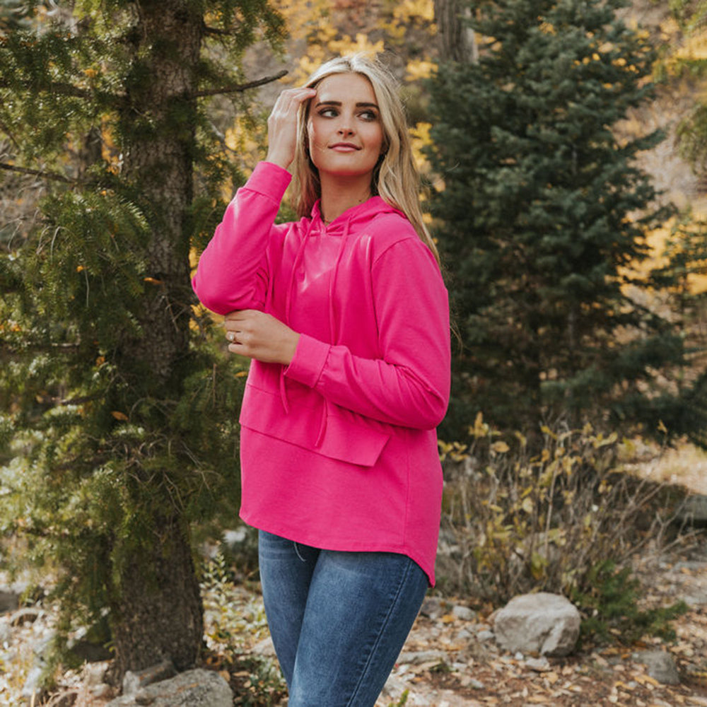 Aria Hoody (Pink) - The Casual Company