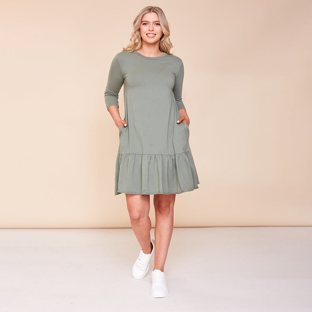 Reece Dress (Khaki)