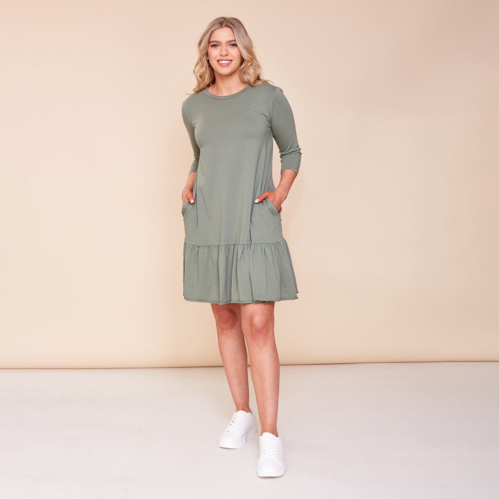 Reece Dress (Khaki)