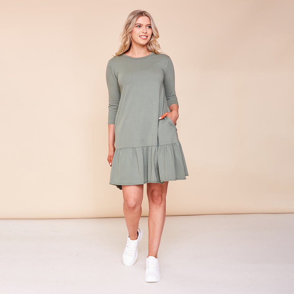 Reece Dress (Khaki)