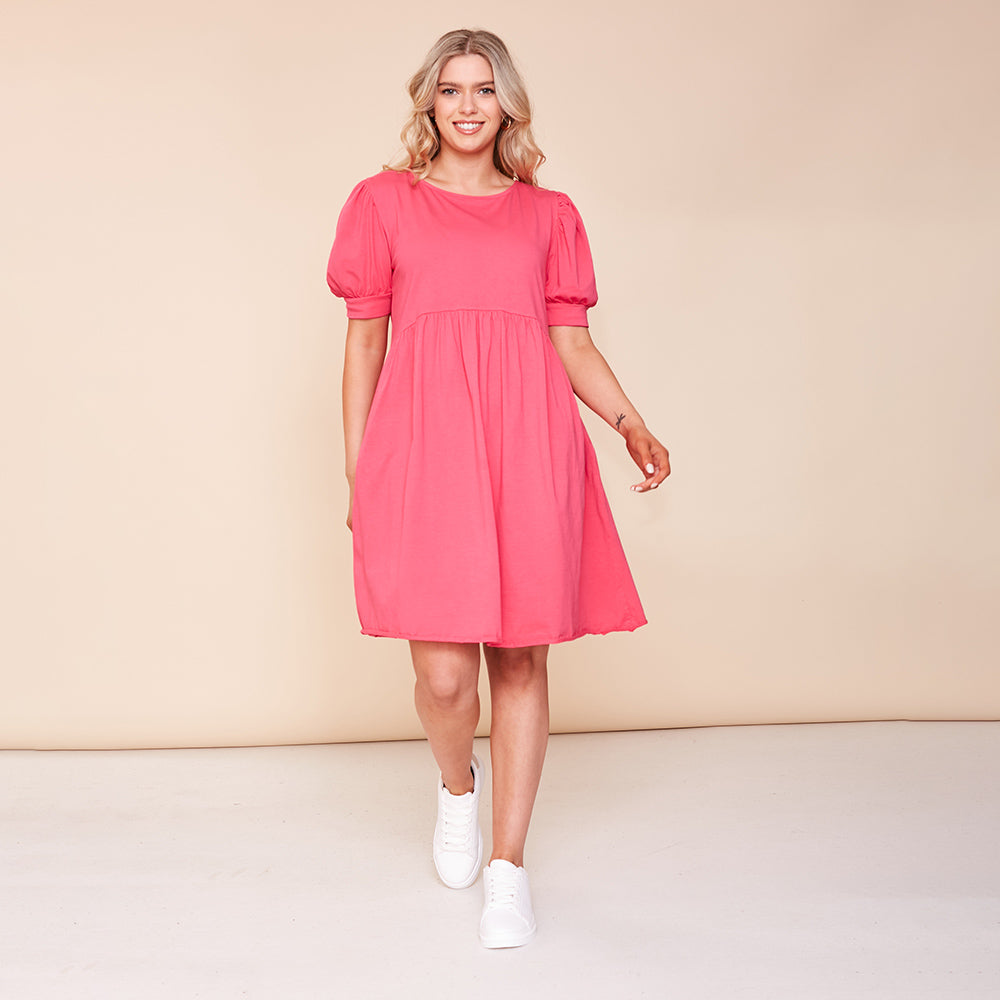 Poppy Dress (Fuschia)