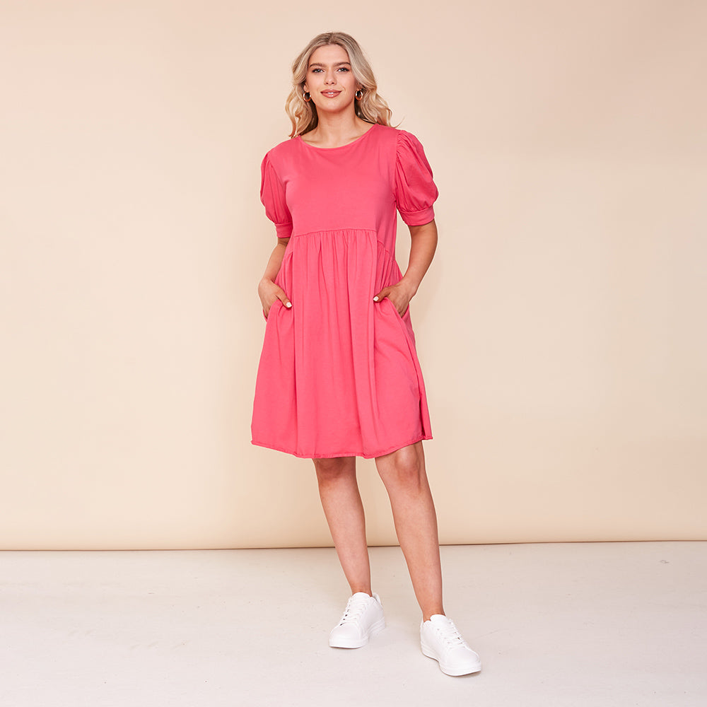Poppy Dress (Fuschia)