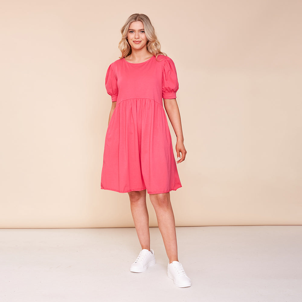 Poppy Dress (Fuschia)