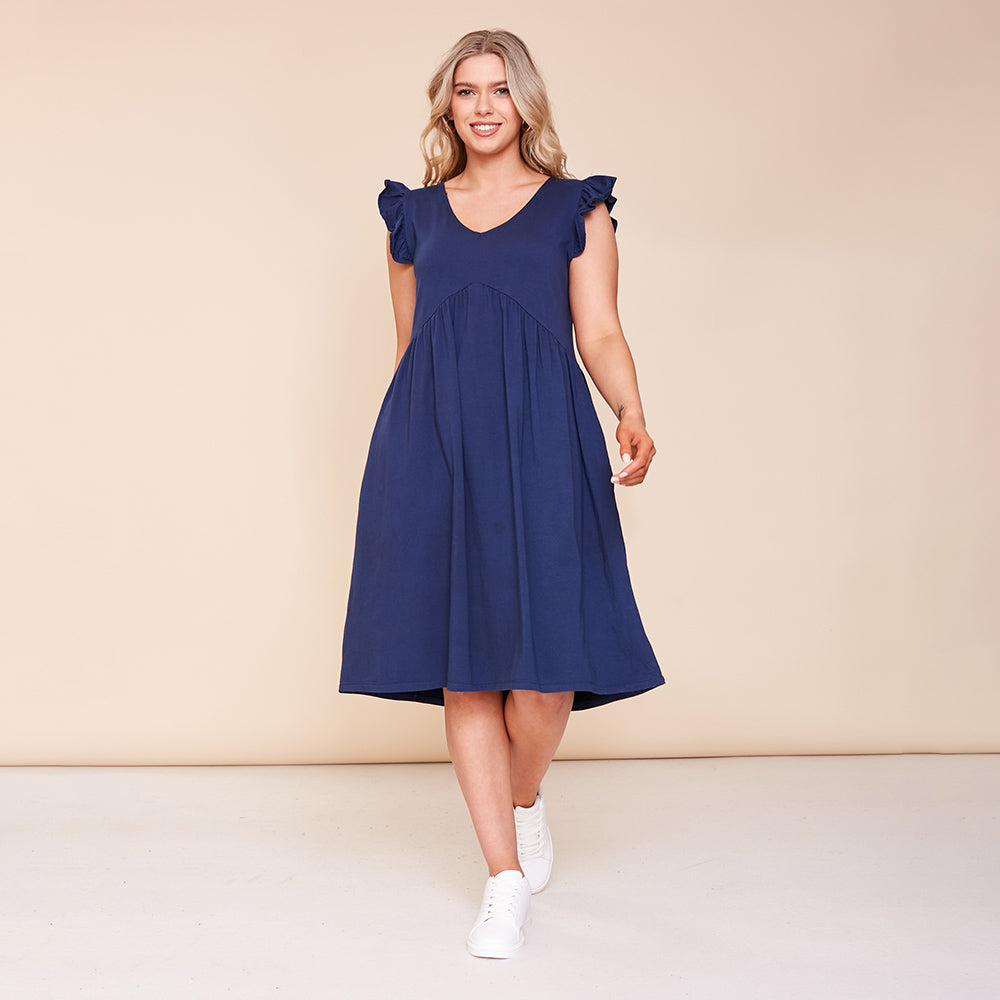 Ivy Dress (Navy)