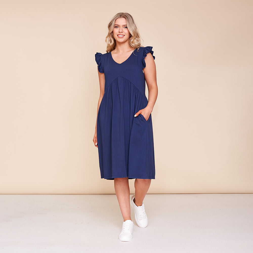 Ivy Dress (Navy)