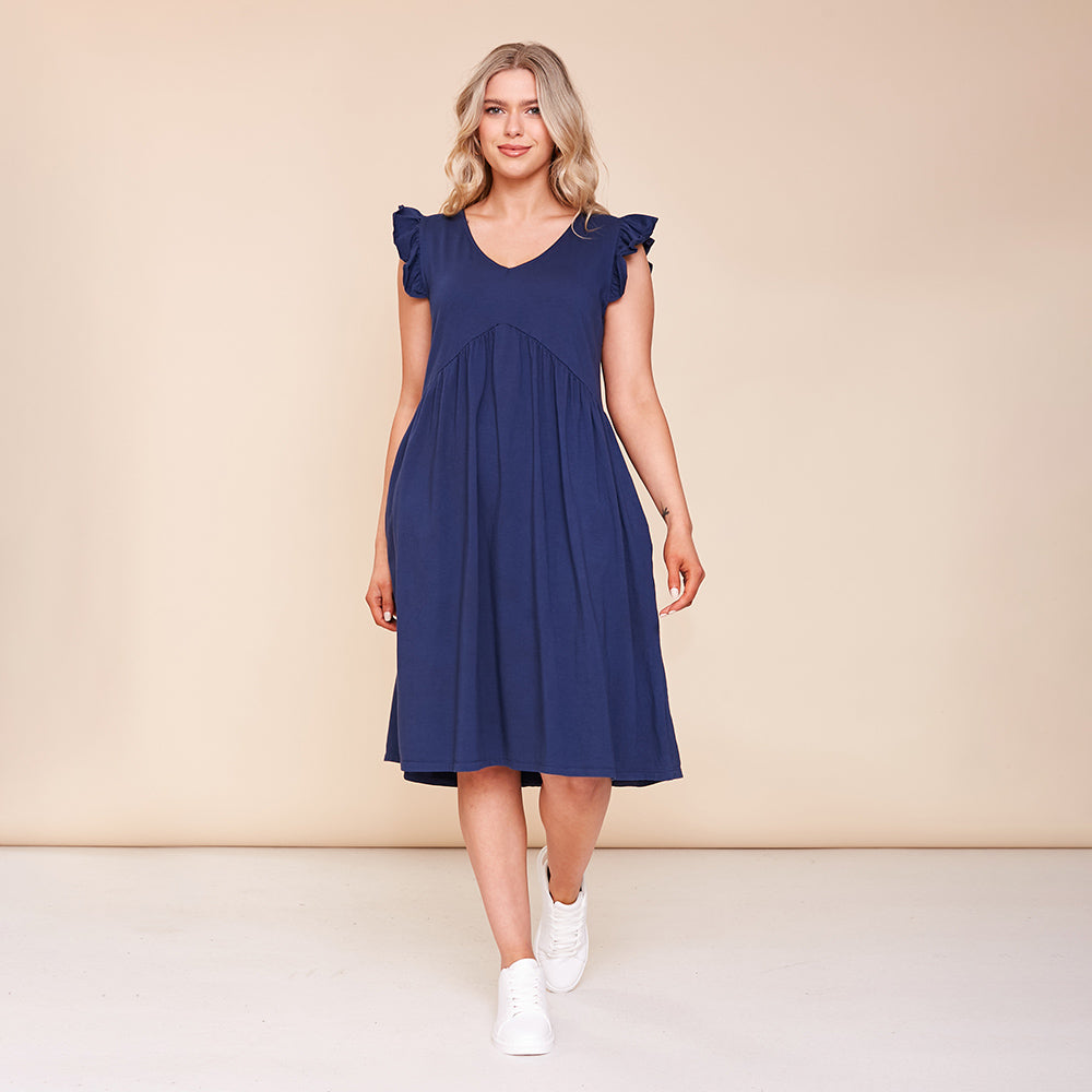 Ivy Dress (Navy)