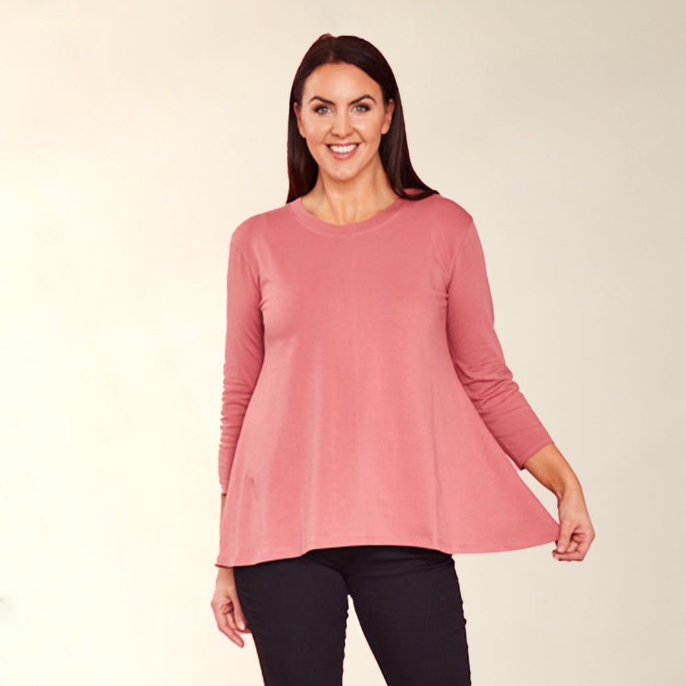Eden Swing Top (Dusty Pink)