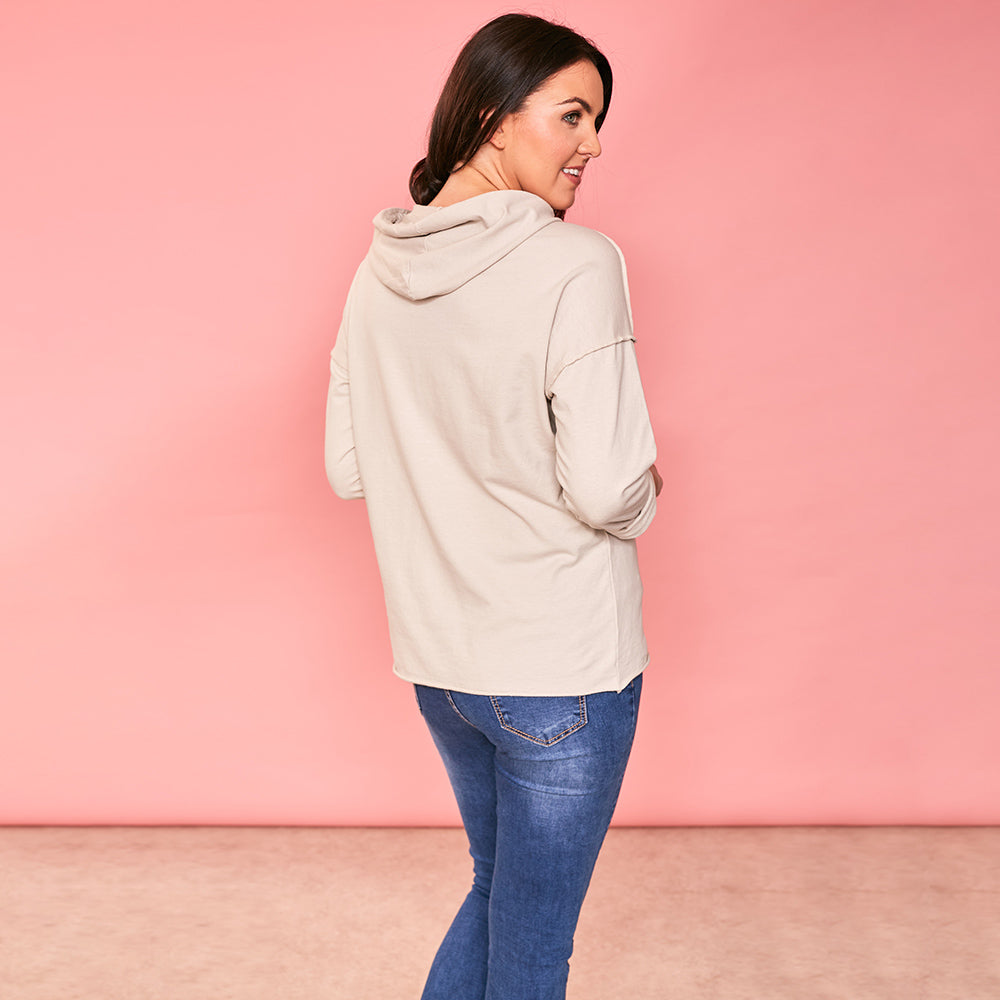 Benson Hoody (Latte) - The Casual Company