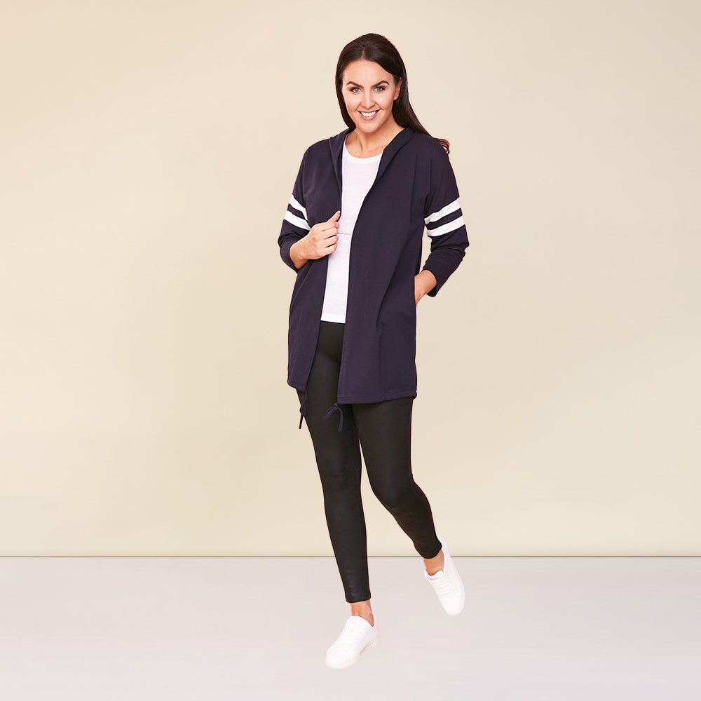 Chloe Hoody (Navy) - The Casual Company
