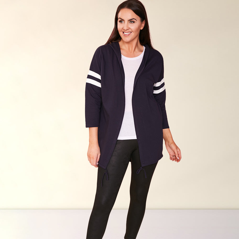 Chloe Hoody (Navy) - The Casual Company