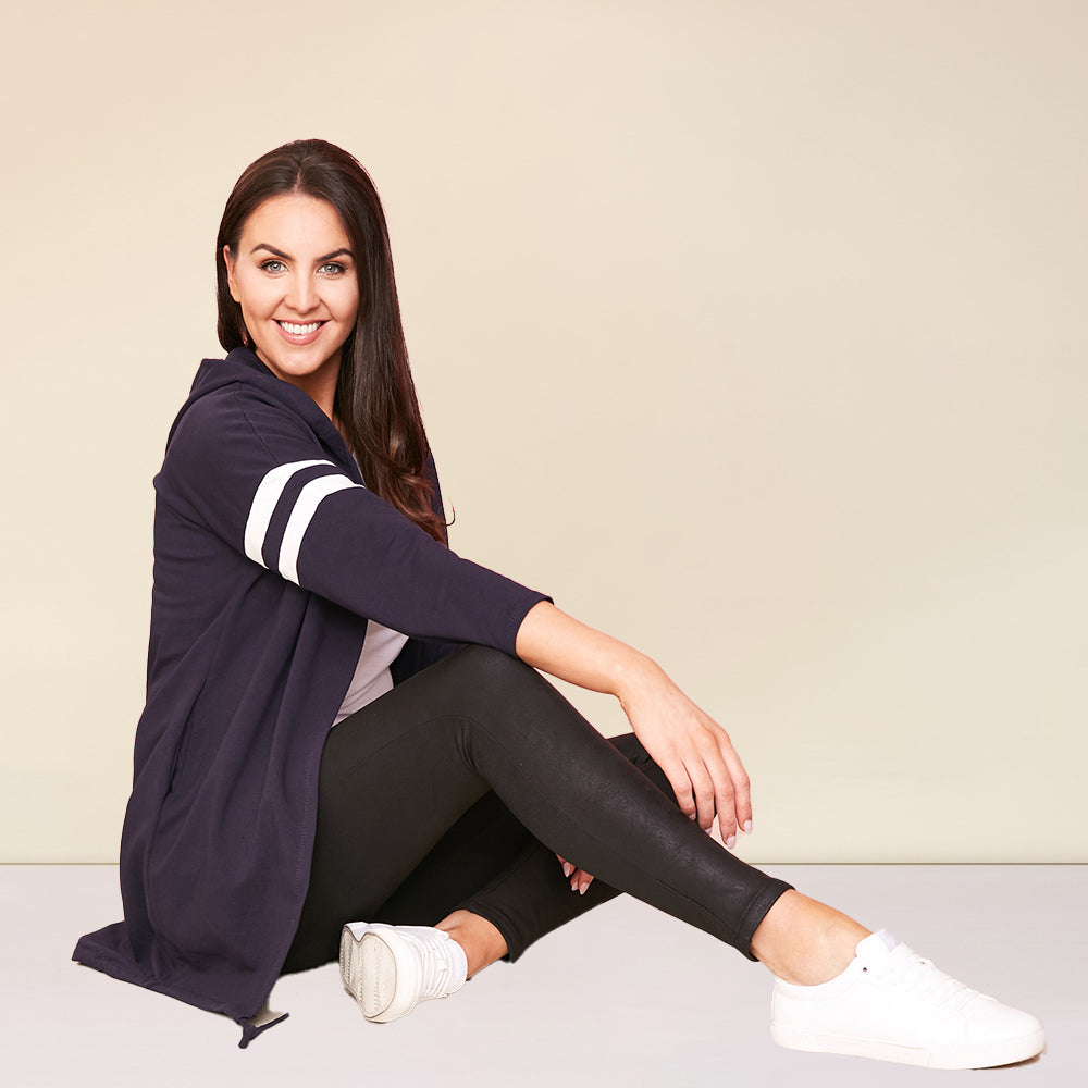 Chloe Hoody (Navy) - The Casual Company