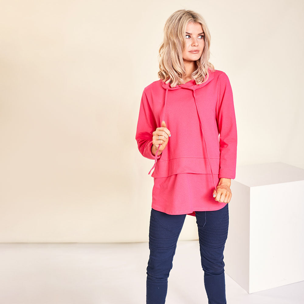 Aria Hoody (Pink) - The Casual Company