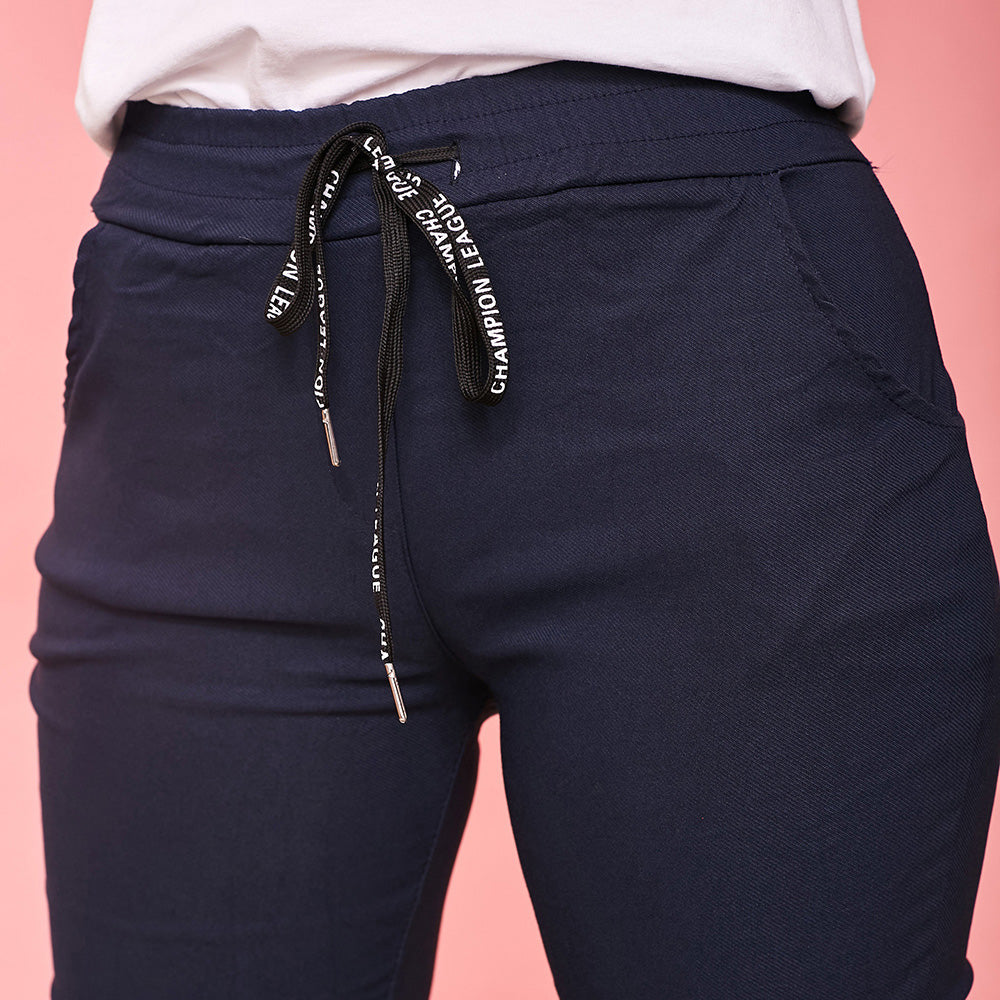 Riona Stretch Trousers (Navy)