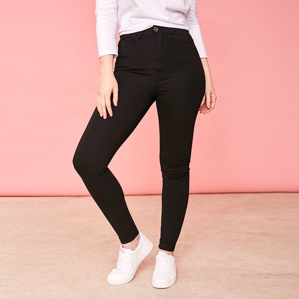 Barden Stretch Trousers (Black) - The Casual Company
