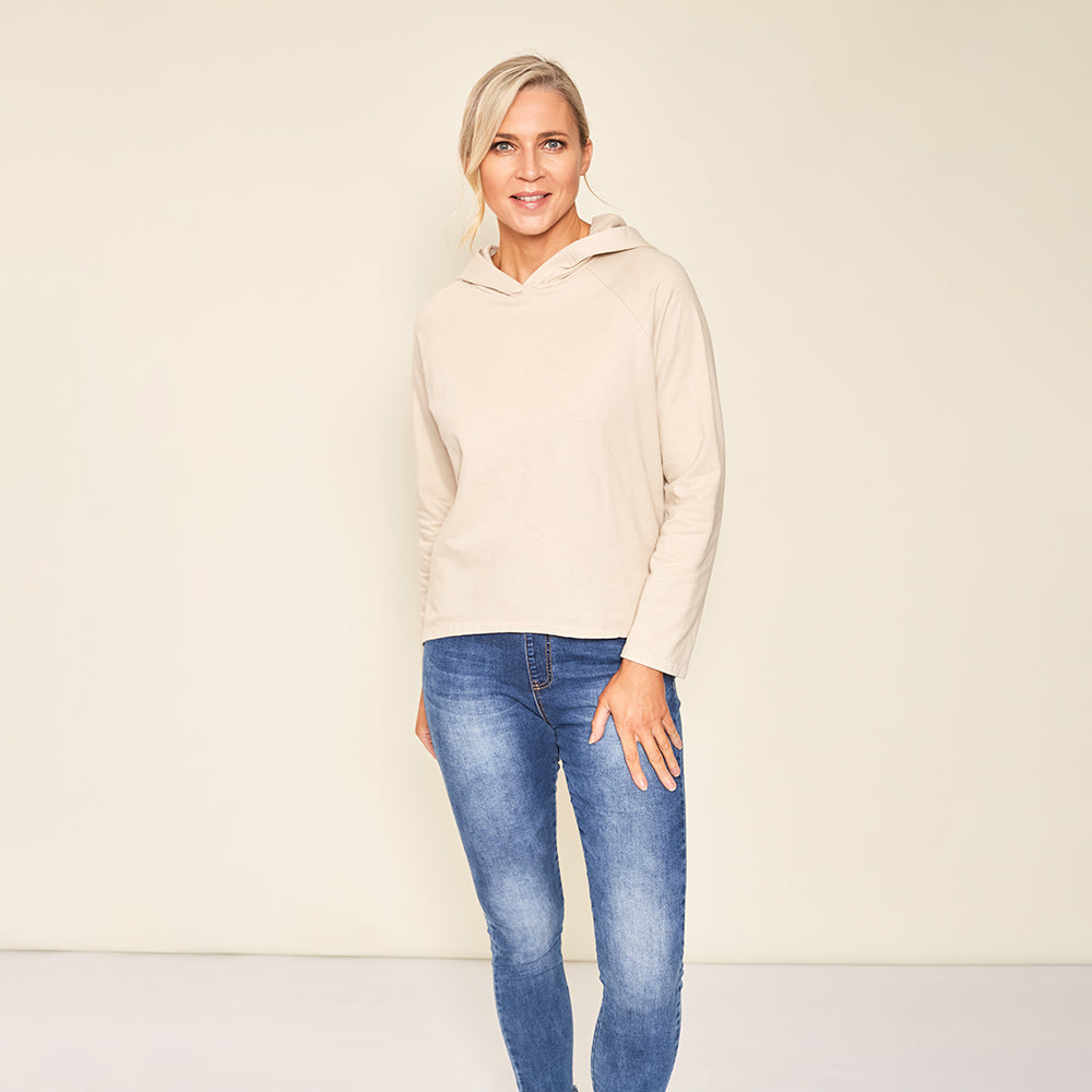 Bella Hoody (Cream) - The Casual Company