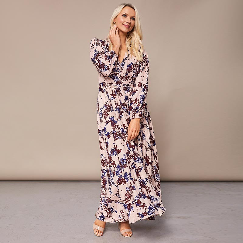 Maisy Maxi Dress Cream Floral