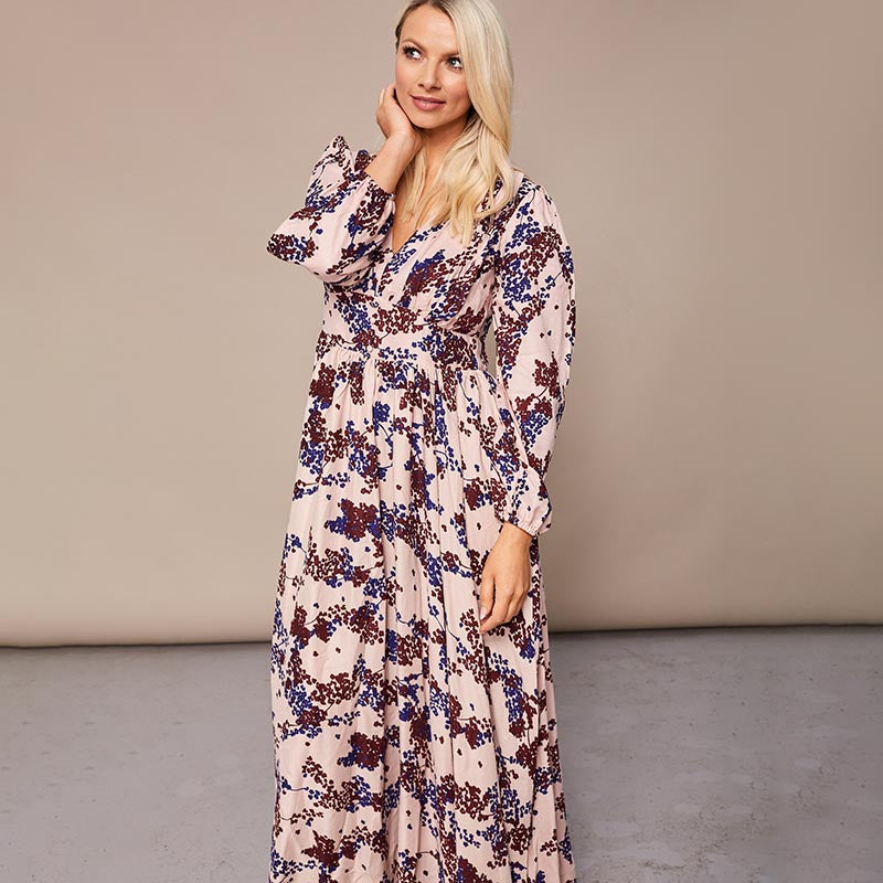 Maisy Maxi Dress Cream Floral