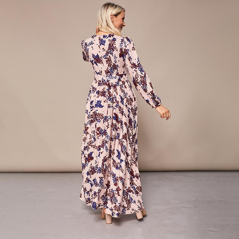 Maisy Maxi Dress Cream Floral