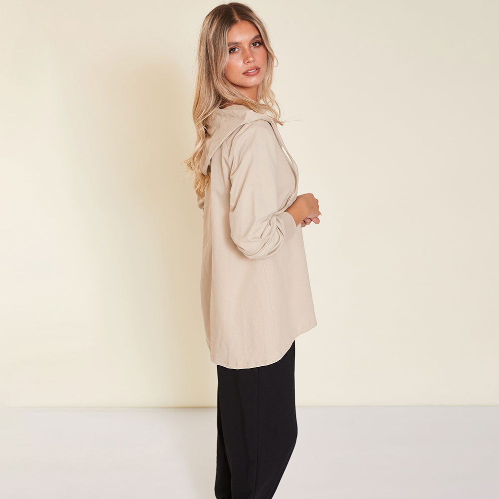 Alaina Top (Beige) - The Casual Company