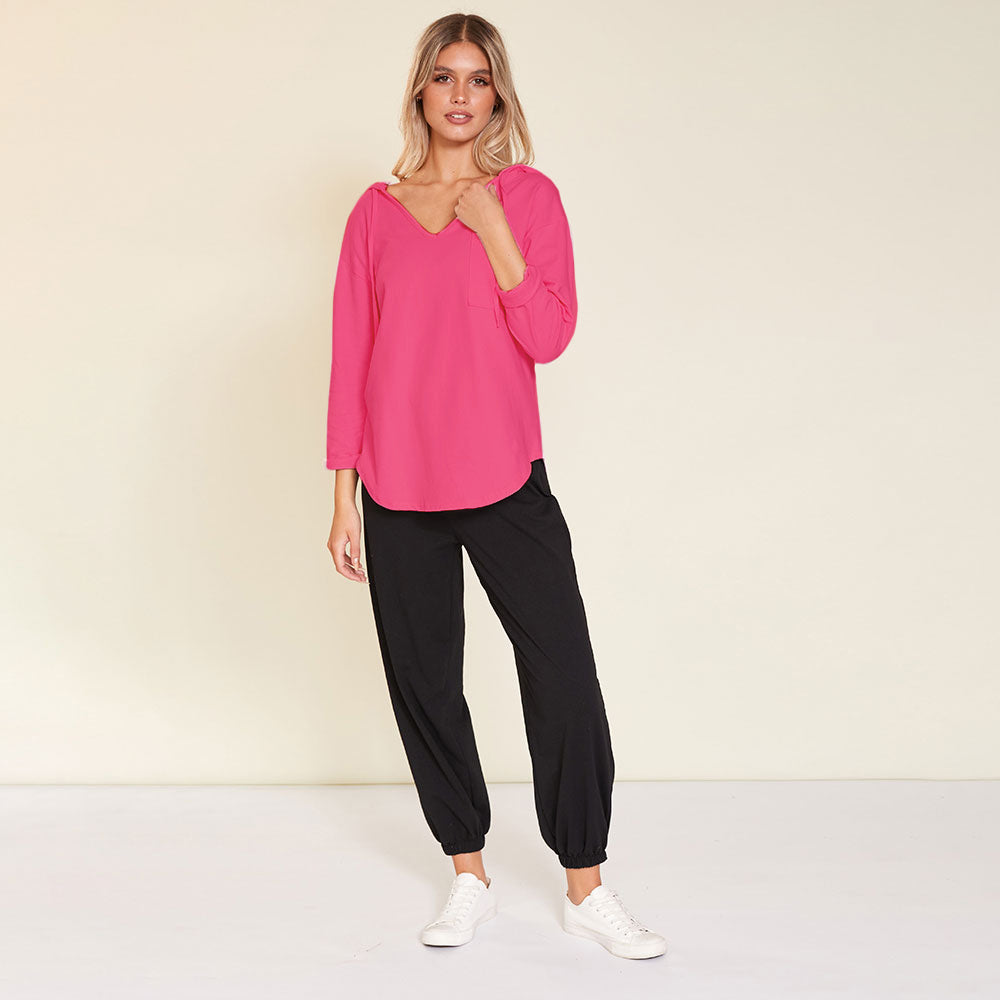 Billie Hoody (Fuschia) - The Casual Company