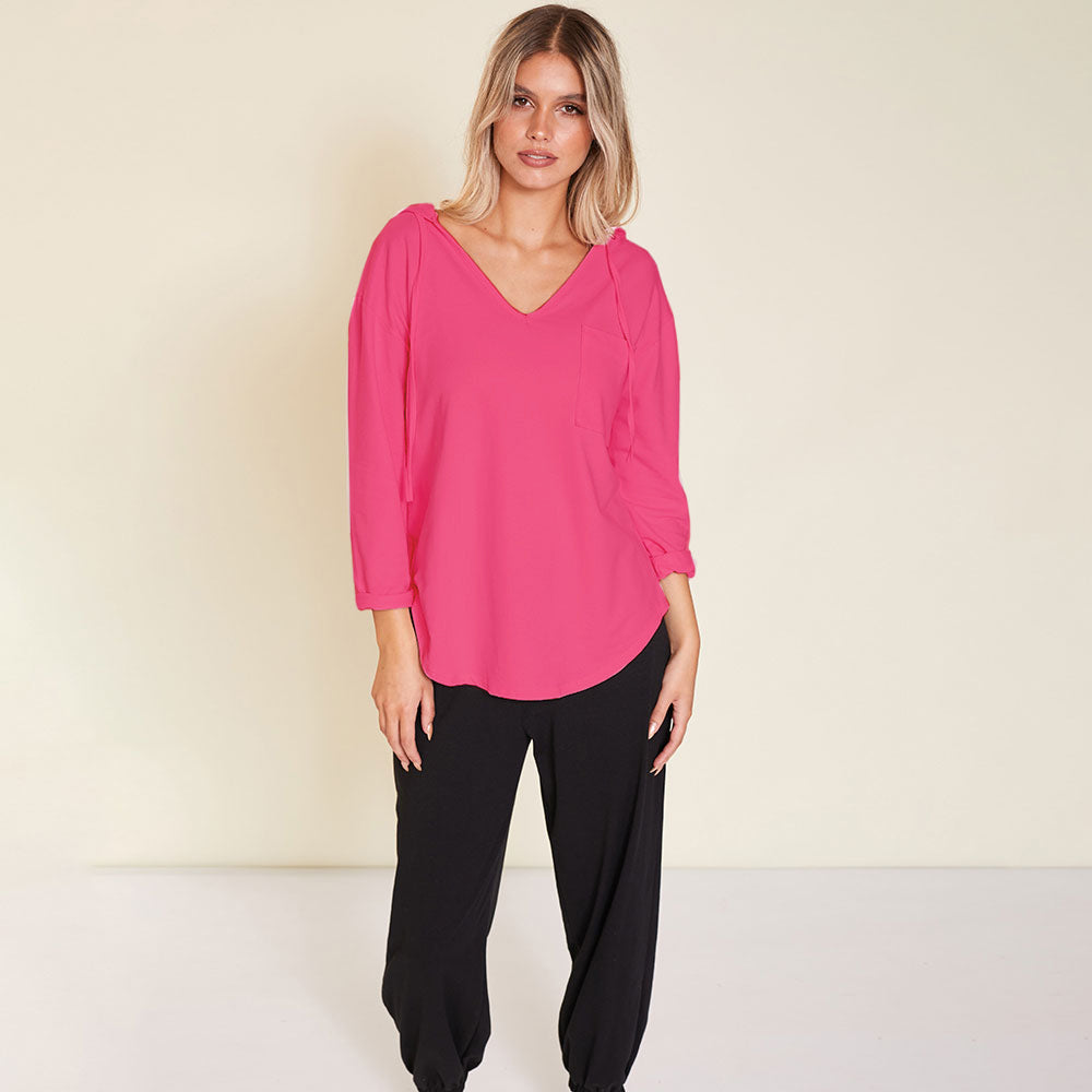Billie Hoody (Fuschia) - The Casual Company