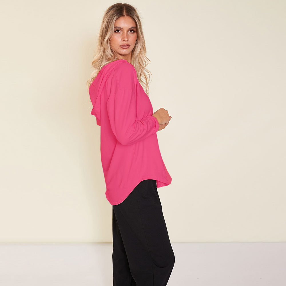 Billie Hoody (Fuschia) - The Casual Company