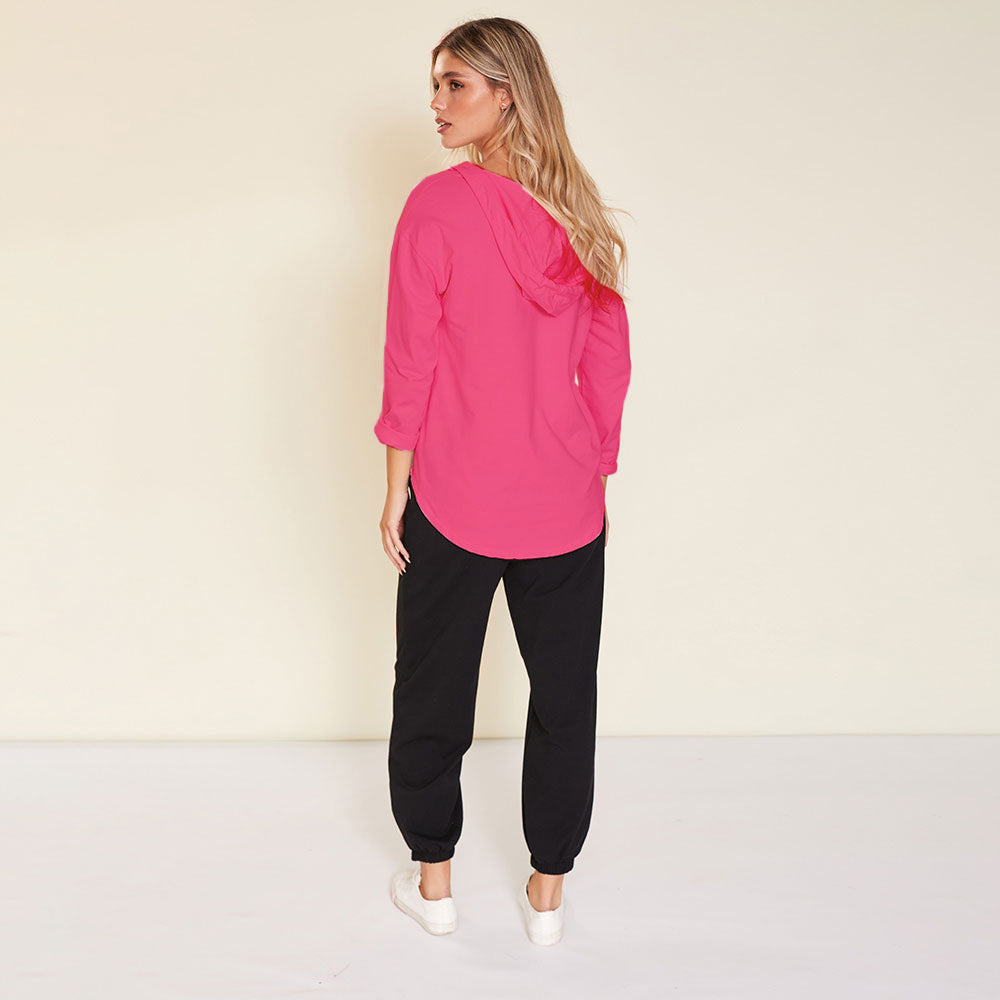 Billie Hoody (Fuschia) - The Casual Company