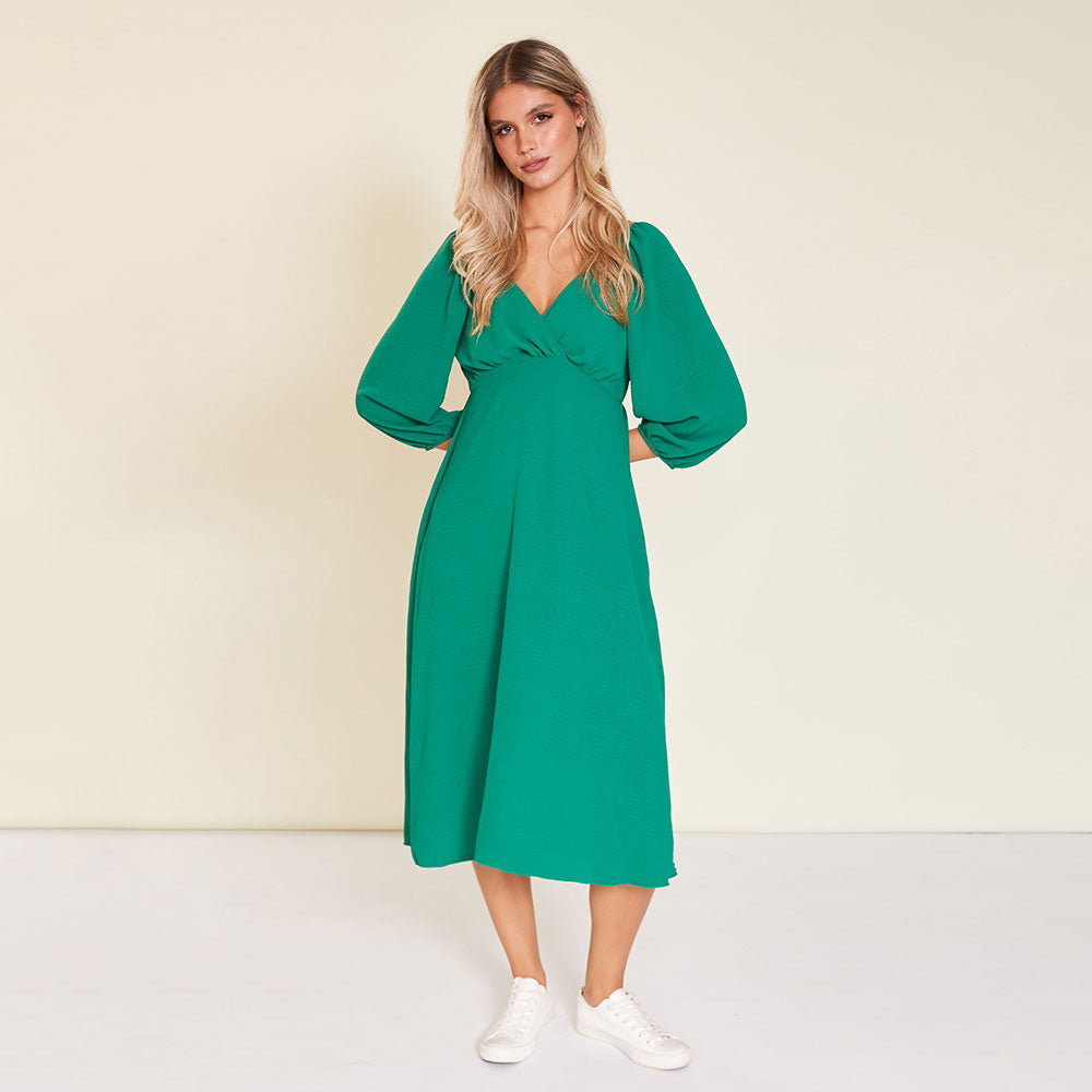 Reece Dress (Forest Green)