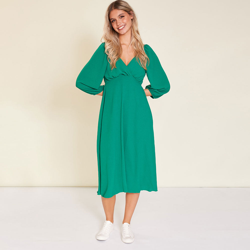Reece Dress (Forest Green)