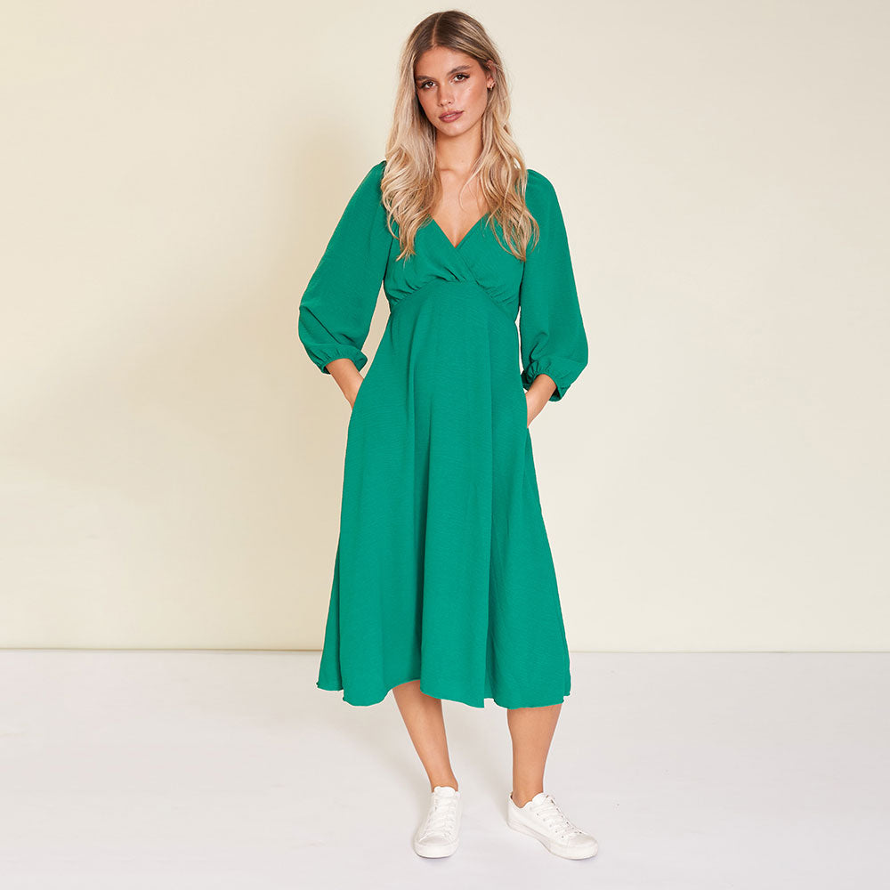 Reece Dress (Forest Green)