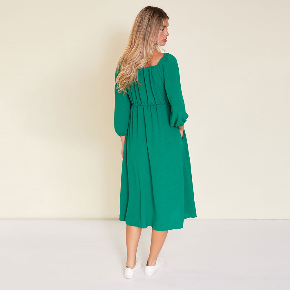 Reece Dress (Forest Green)
