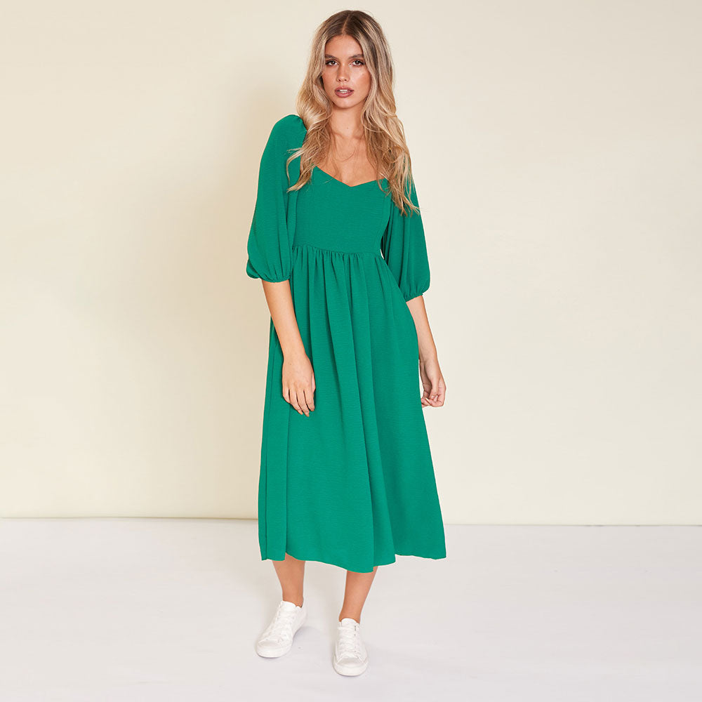 Kadie Dress (Forest Green)