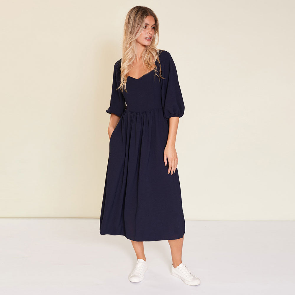 Kadie Dress (Navy)