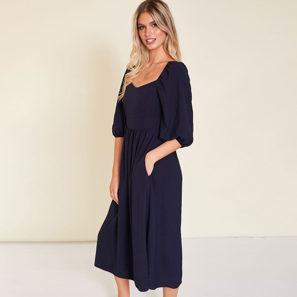 Kadie Dress (Navy)