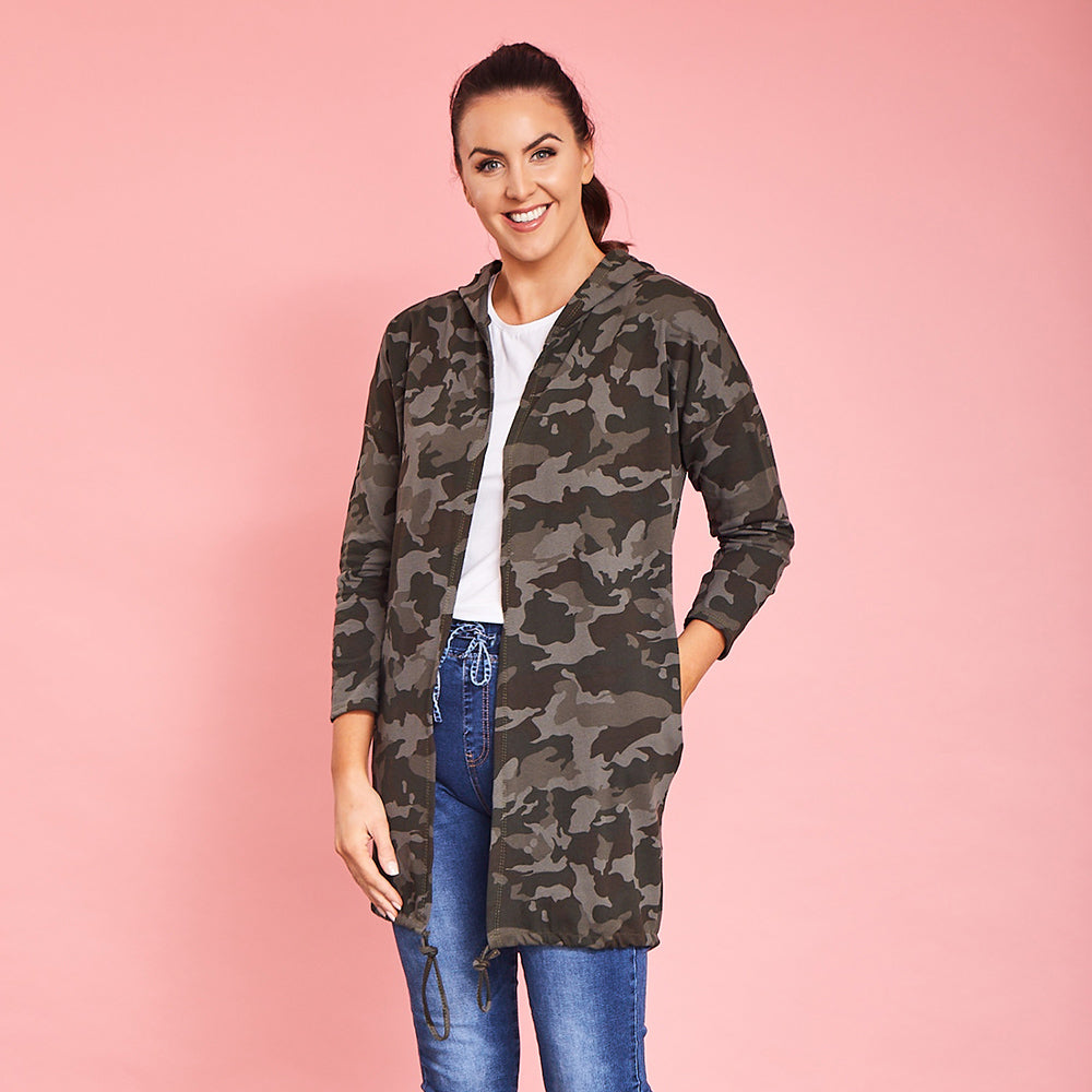 Ava Hoody (Camo) - The Casual Company
