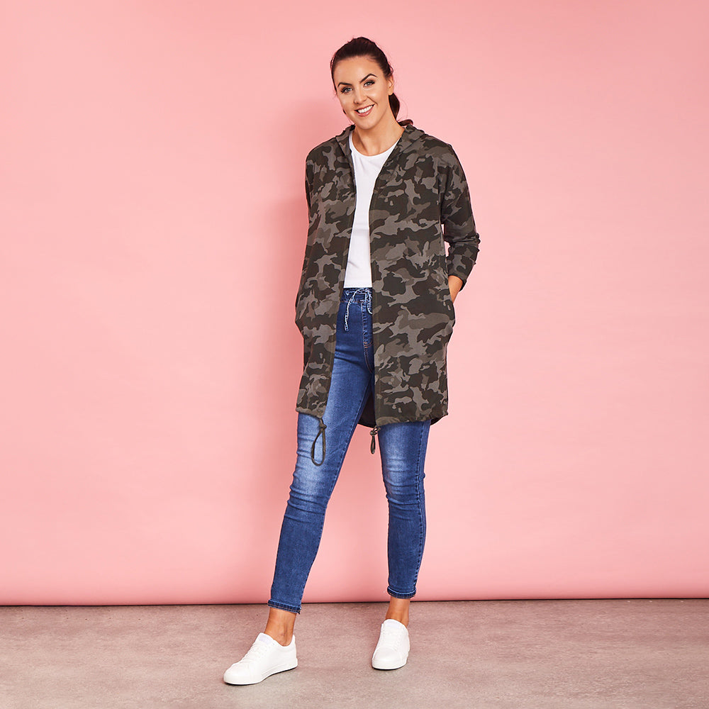 Ava Hoody (Camo) - The Casual Company