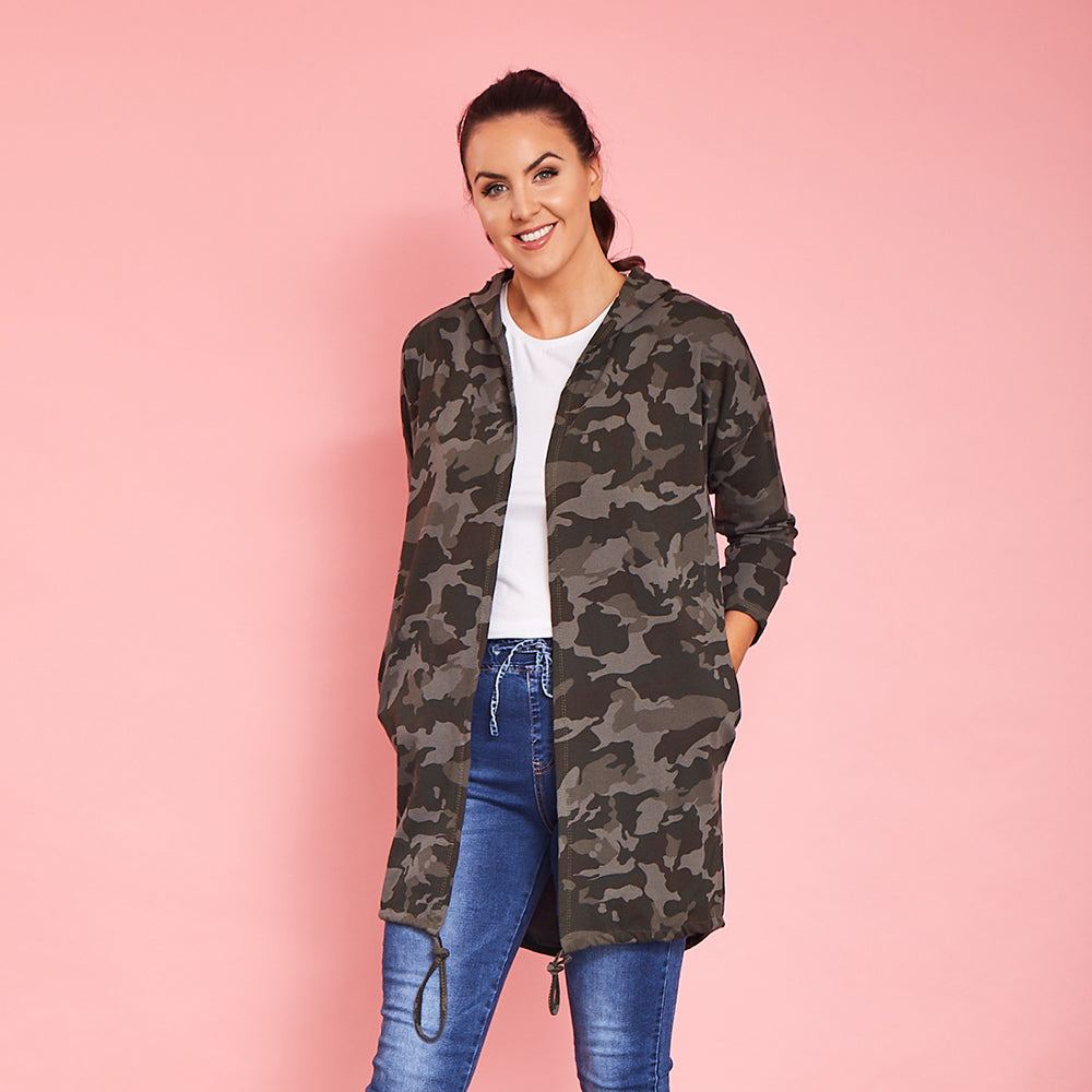 Ava Hoody (Camo) - The Casual Company