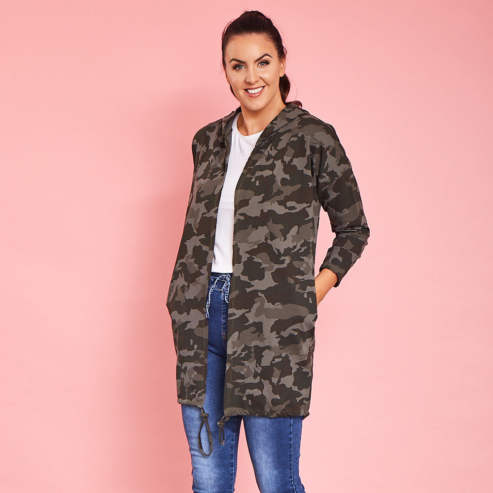 Ava Hoody (Camo) - The Casual Company