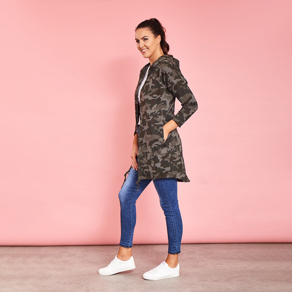 Ava Hoody (Camo) - The Casual Company