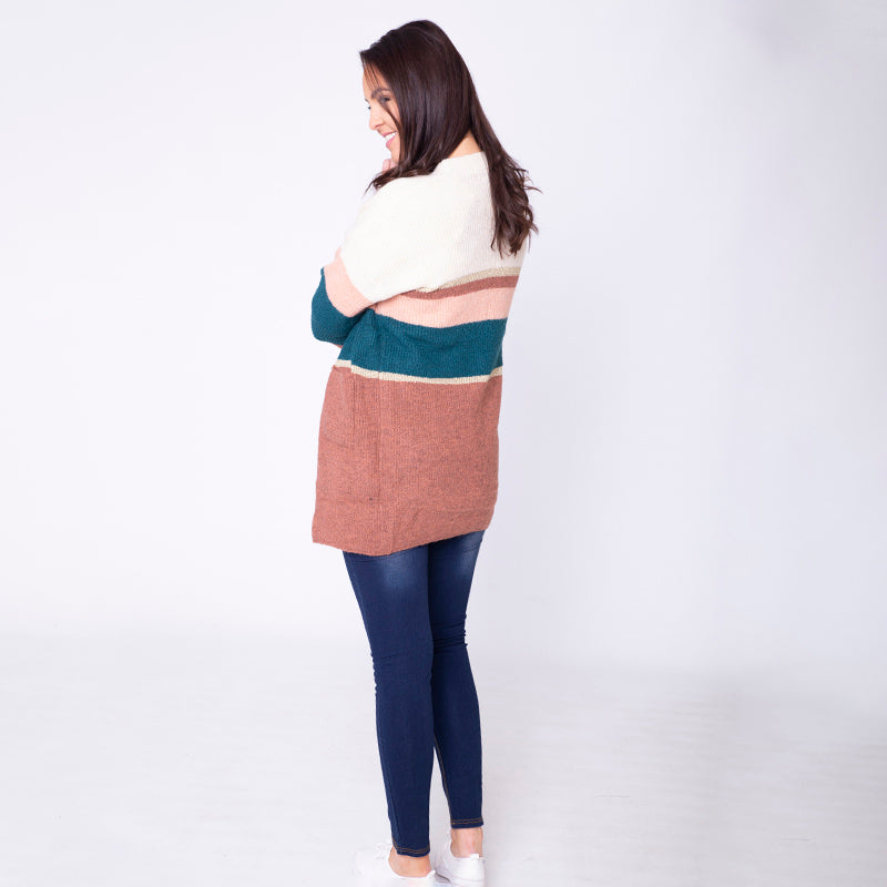 Matilda Muted Cardigan (Rust)