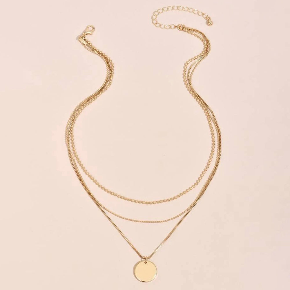 Triple Layered Necklace (Gold)