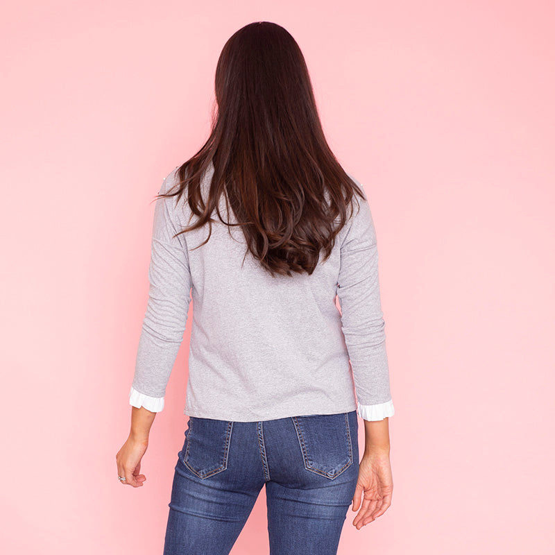 Anna Top (Dove) - The Casual Company