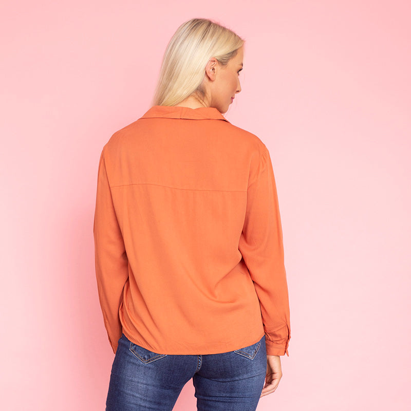 Elenor Pocket Shirt (Amber)