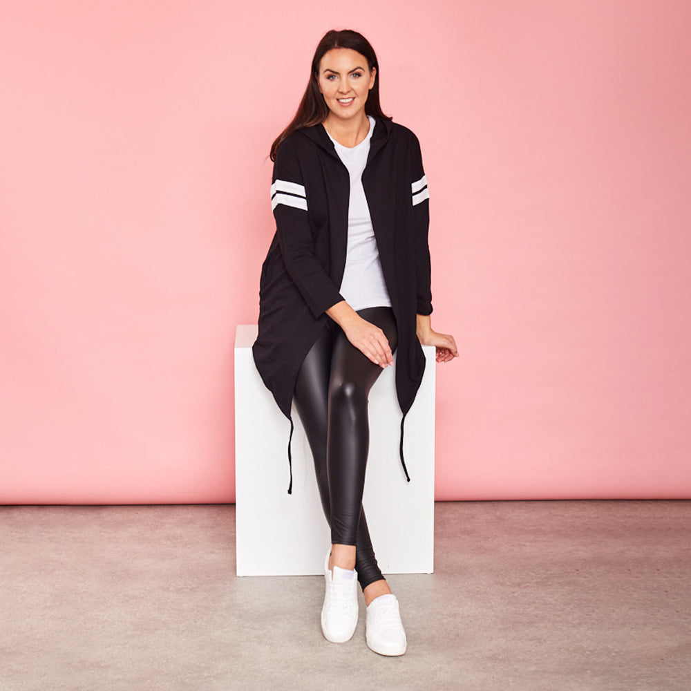 Chloe Hoody (Black) - The Casual Company