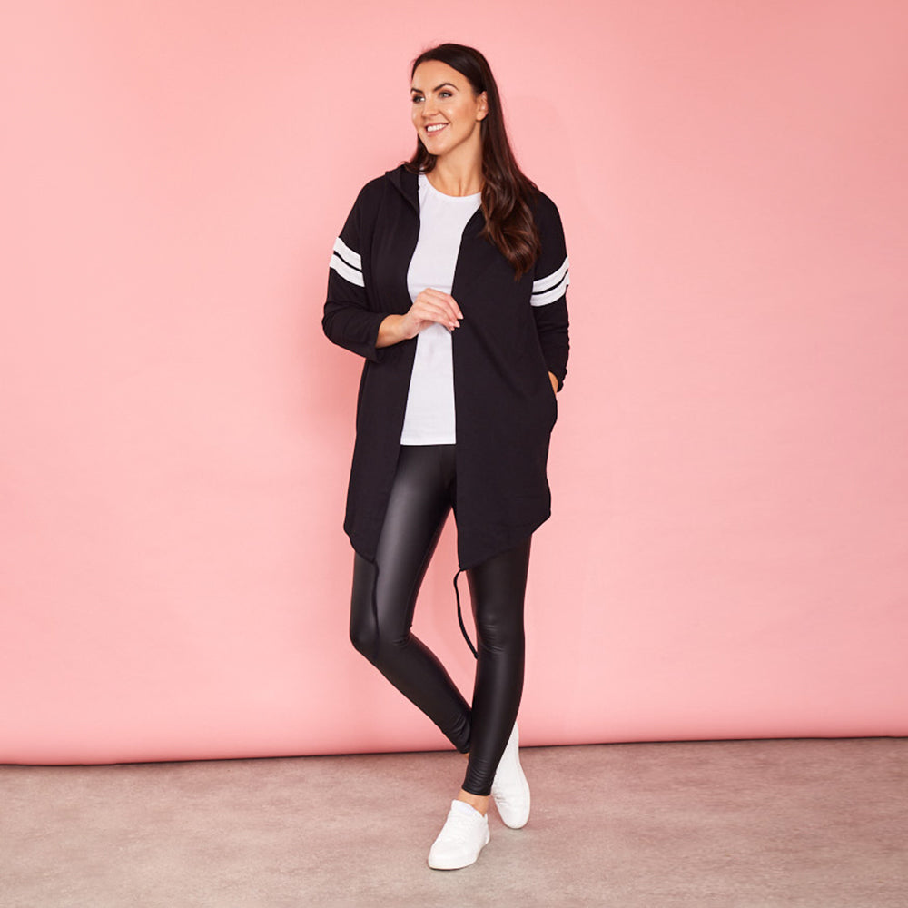 Chloe Hoody (Black) - The Casual Company