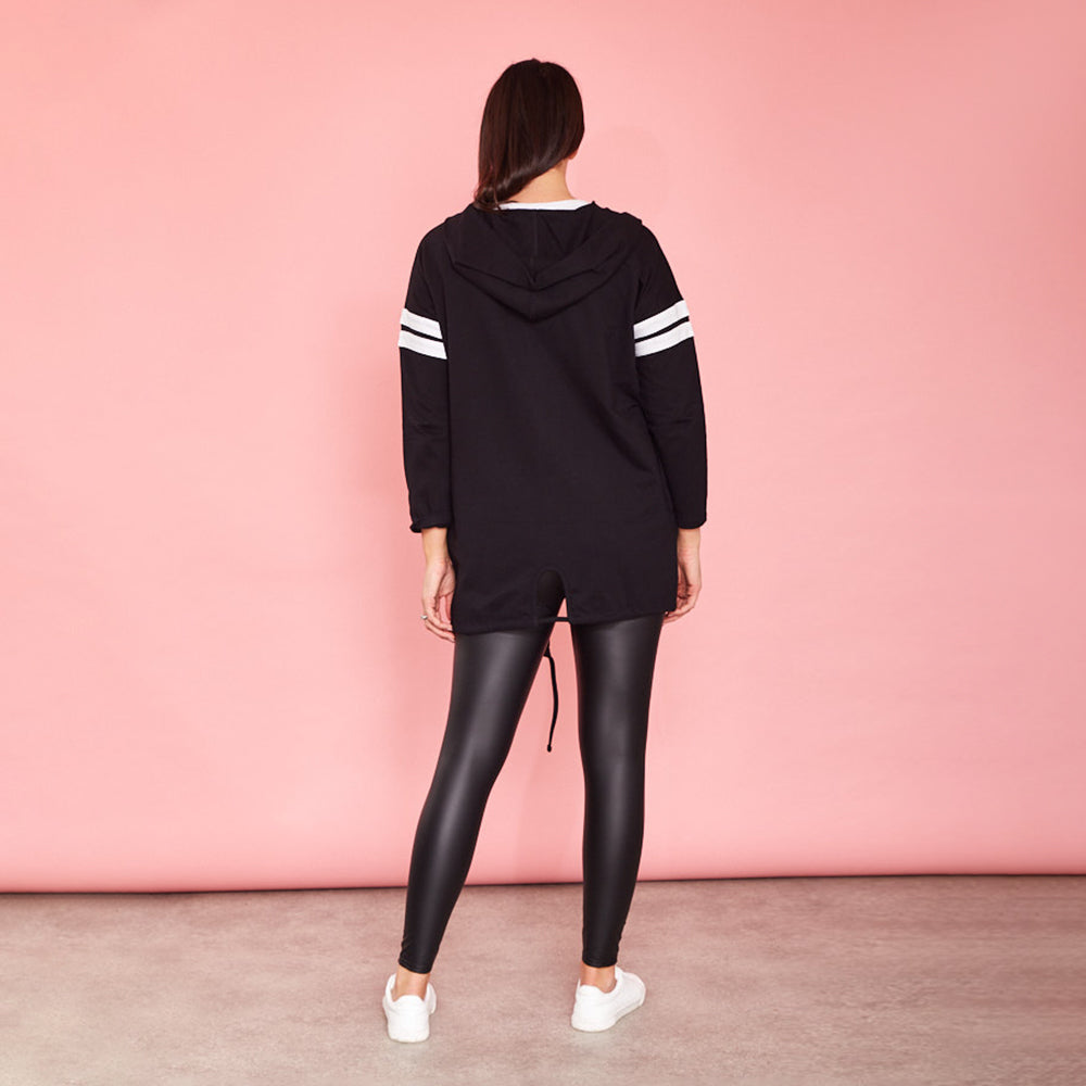 Chloe Hoody (Black) - The Casual Company
