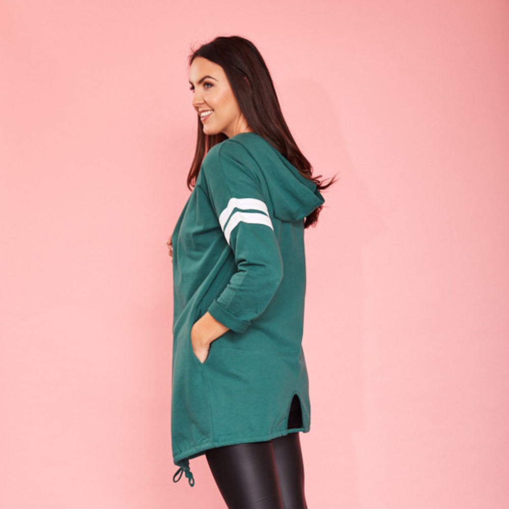 Chloe Hoody (Forest Green) - The Casual Company