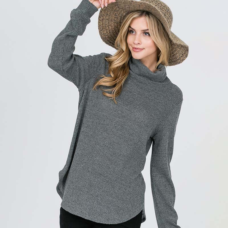Harley Rib Knit Jumper Olive
