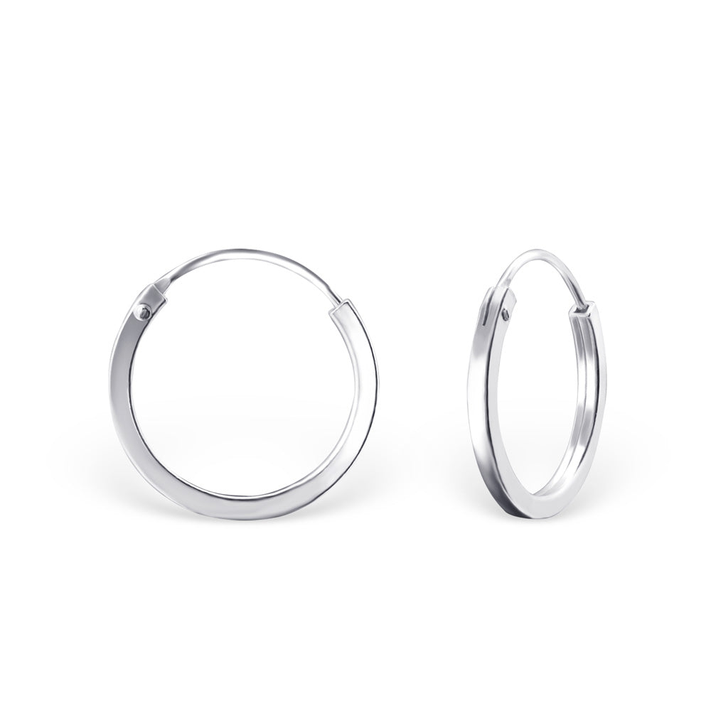 Sterling Silver 16mm Hoops